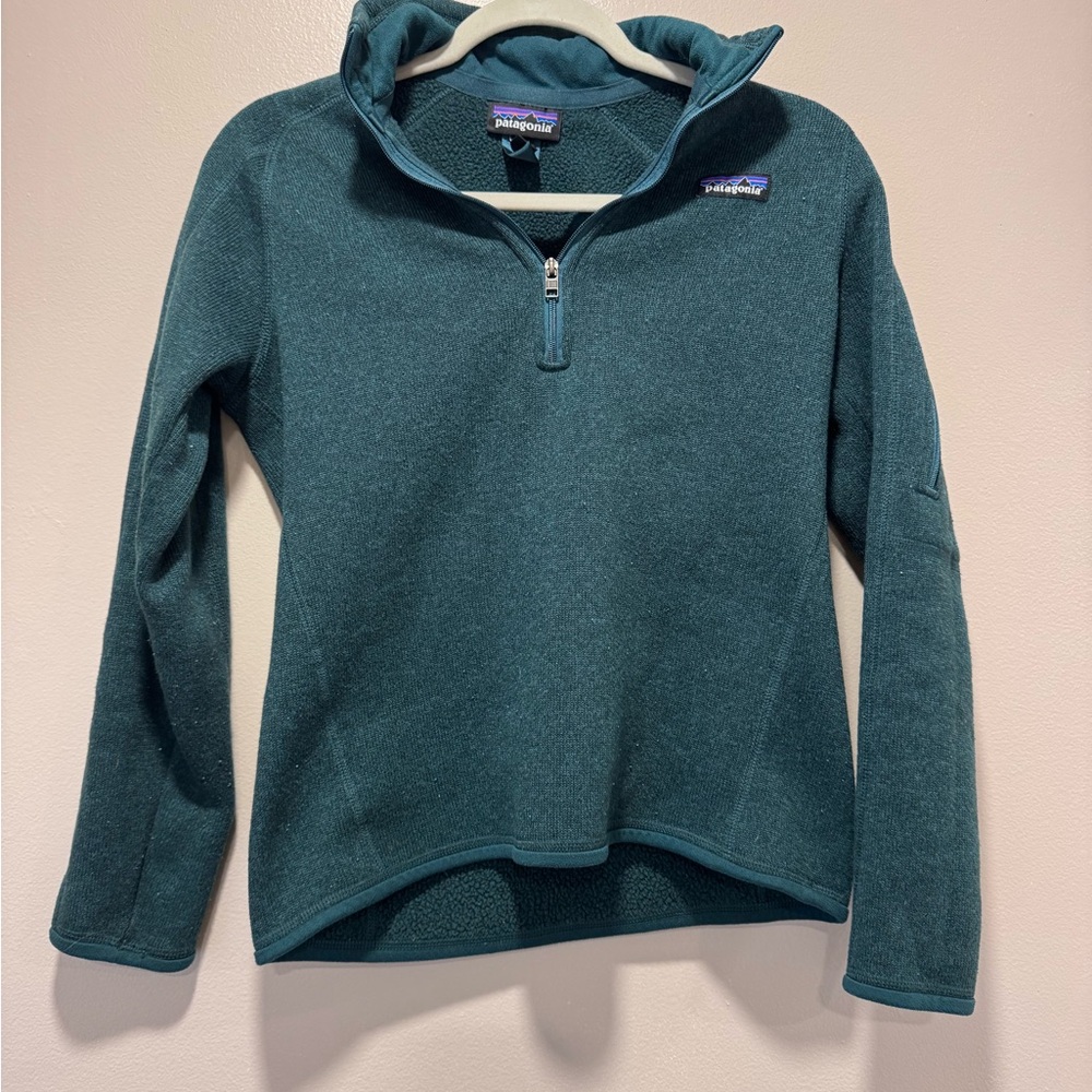 Patagonia Men's Charcoal Zip-Up Sweater